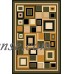 Handcraft Rugs-Modern Contemporary Living Room Rugs-Abstract Carpet with Geometric Pattern-Berber/ Beige/Ivory/Chocolate (5x7 feet)   